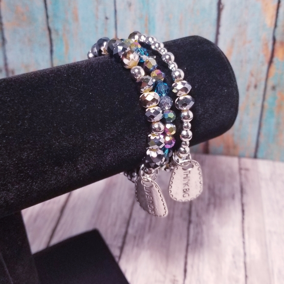 Boho Bracelets Live Now Stretchy Set - Picture 2 of 5